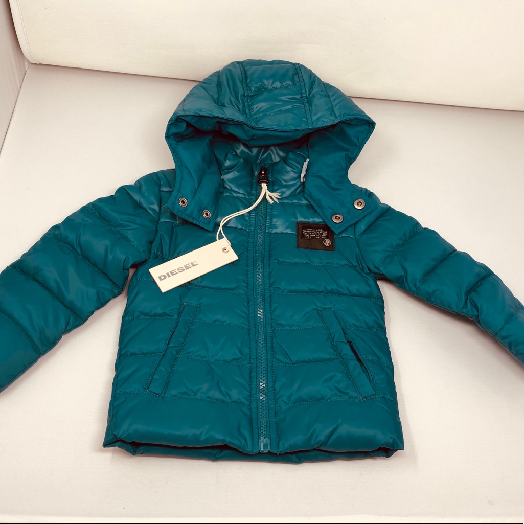 Diesel 18 Mo. Green Down Hooded Coat**$209